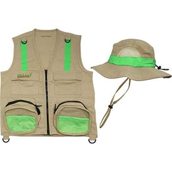 S/M Combination Set Safe for Kids 1 Tan Cargo Vest